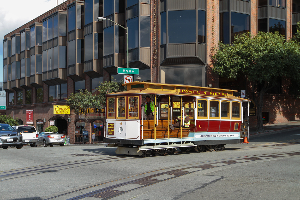 Сан-Франциско, область залива, Muni cable car № 6