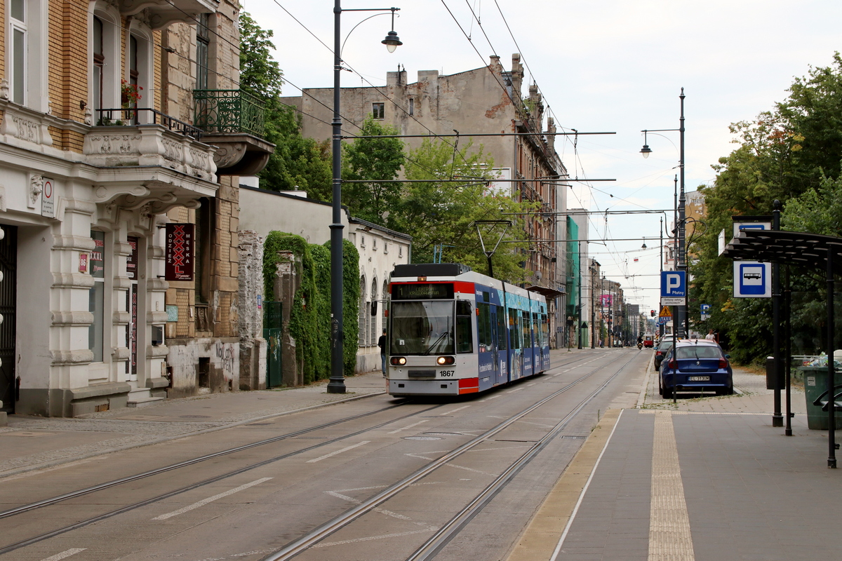 Лодзь, Duewag MGT6D № 1867