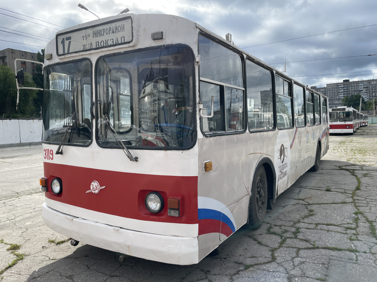 Самара, ЗиУ-682В-012 [В0А] № 3119; Самара — Троллейбусное депо № 3