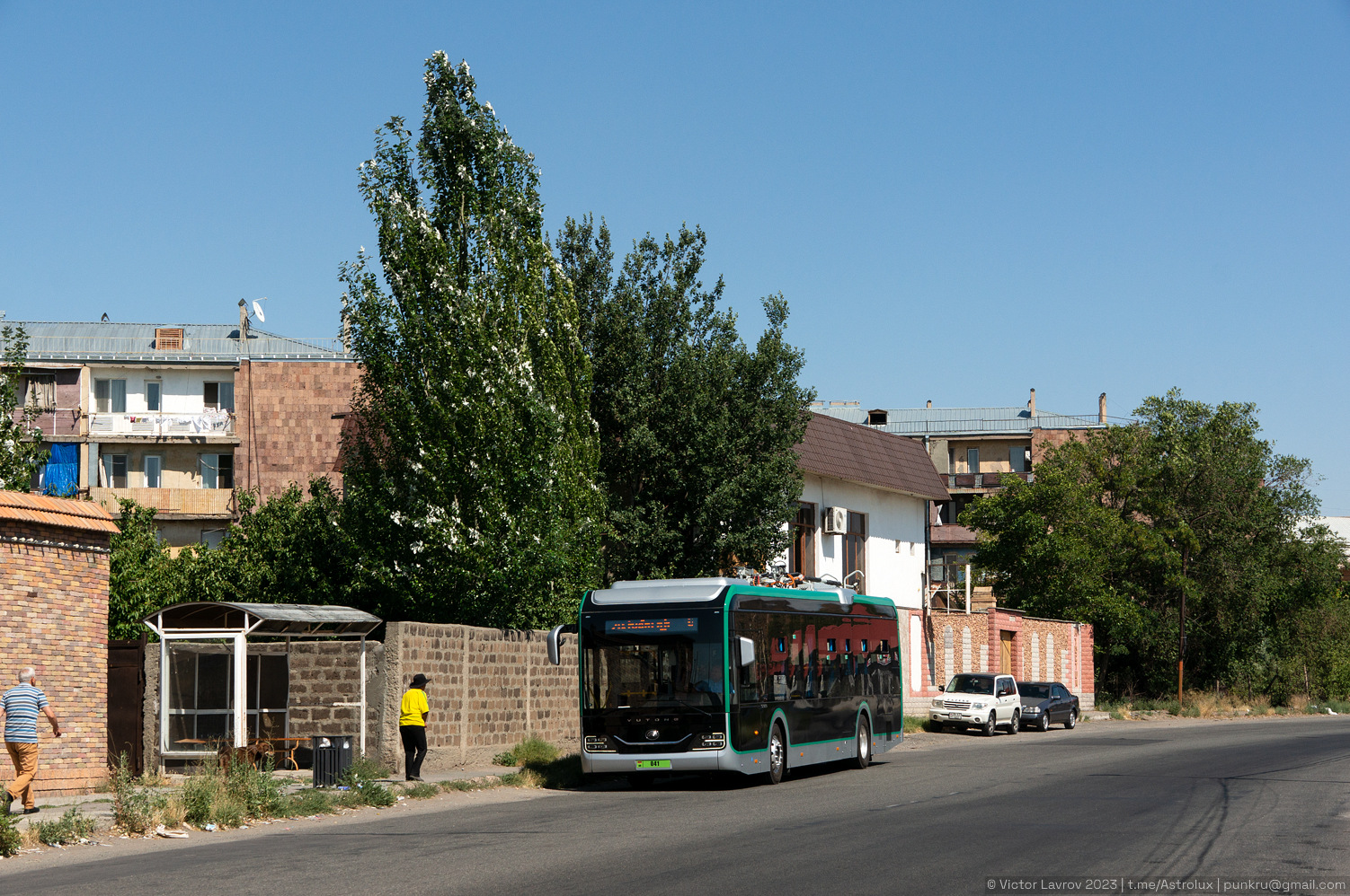 Ереван, Yutong ZK6128BEVG № 041