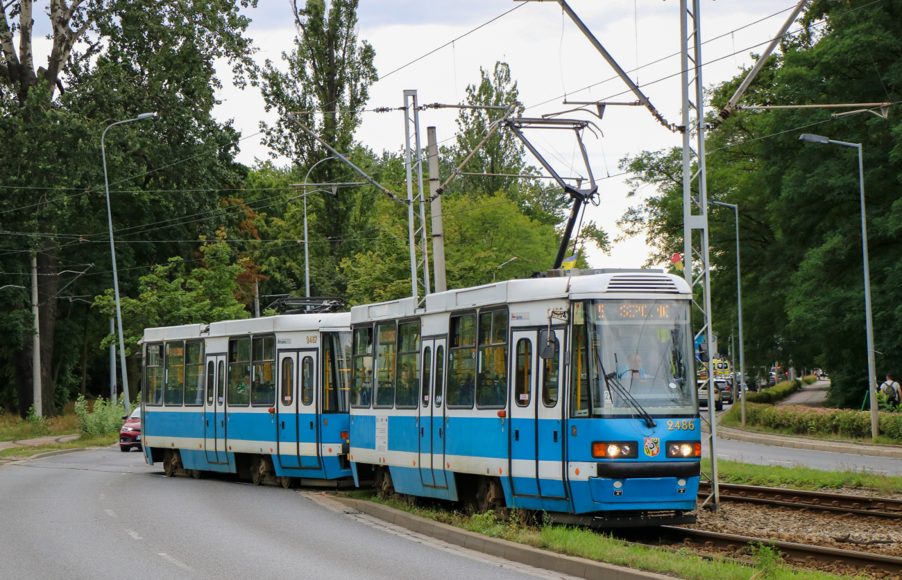 Вроцлав, Konstal 105NWr № 2486