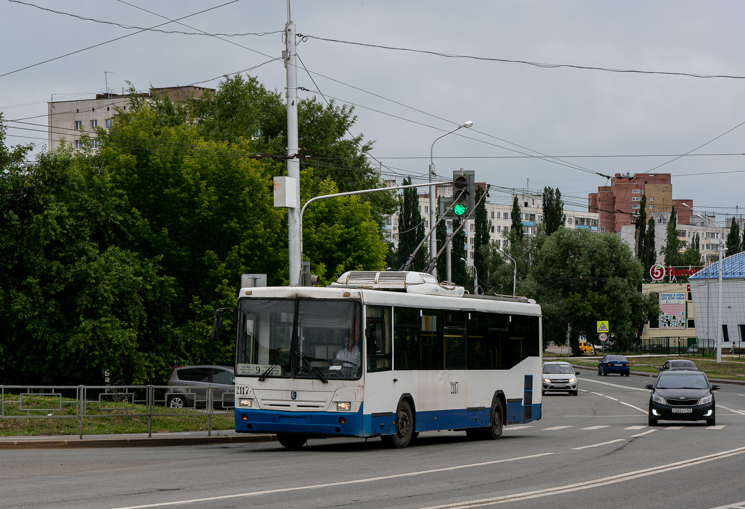 Уфа, НефАЗ-БТЗ 52765Р № 2117