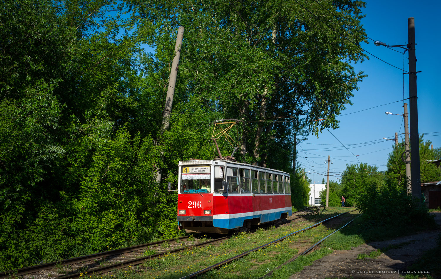 Томск, 71-605 (КТМ-5М3) № 296