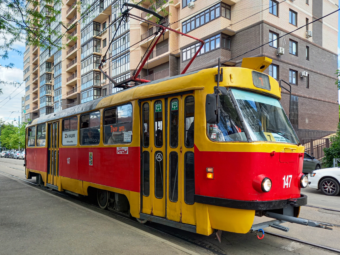 Краснодар, Tatra T3SU № 147