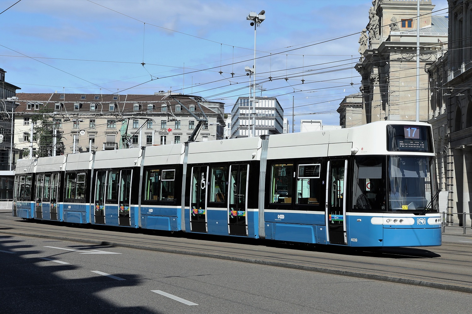 Zürich, Alstom Flexity Zürich — 4039