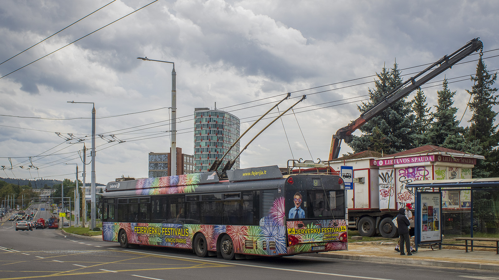 Вильнюс, Solaris Trollino II 15 AC № 2712