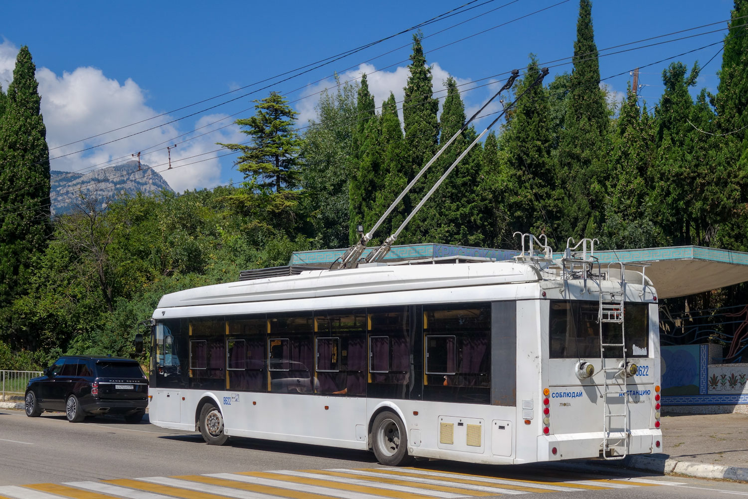 Crimean trolleybus, Trolza-5265.05 “Megapolis” # 8622