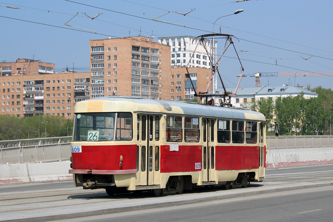 Екатеринбург, Tatra T3SU (двухдверная) № 609