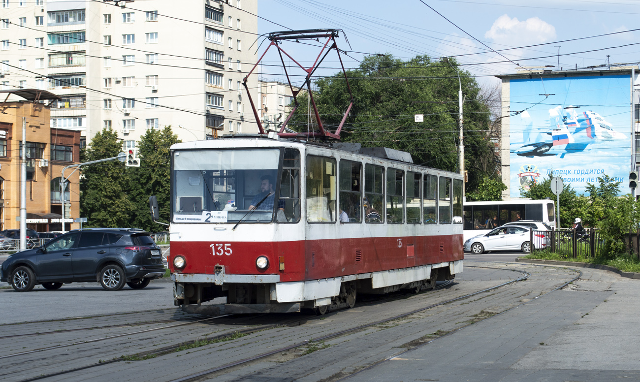 Липецк, Tatra T6B5SU № 135