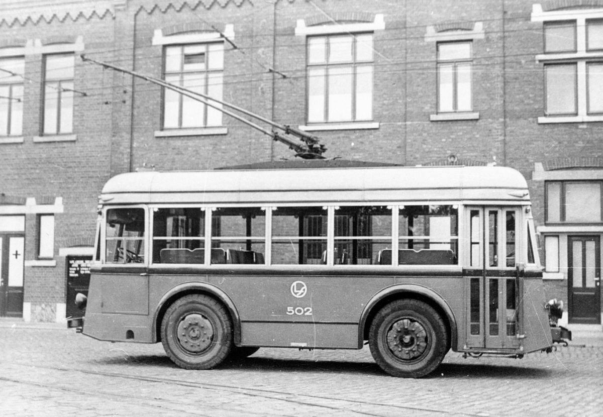 Льеж, ACEC/Brossel № 502; Льеж — Old Photos (trolleybus)