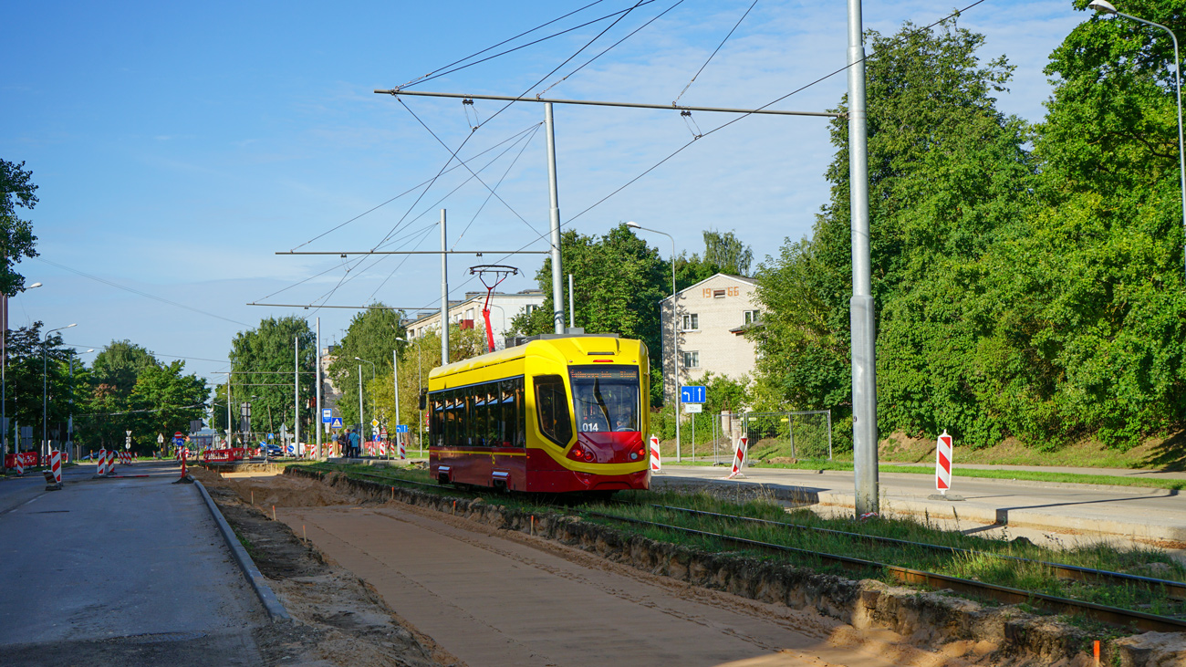 陶格夫匹爾斯 — Reconstruction of track on Jātnieku str.
