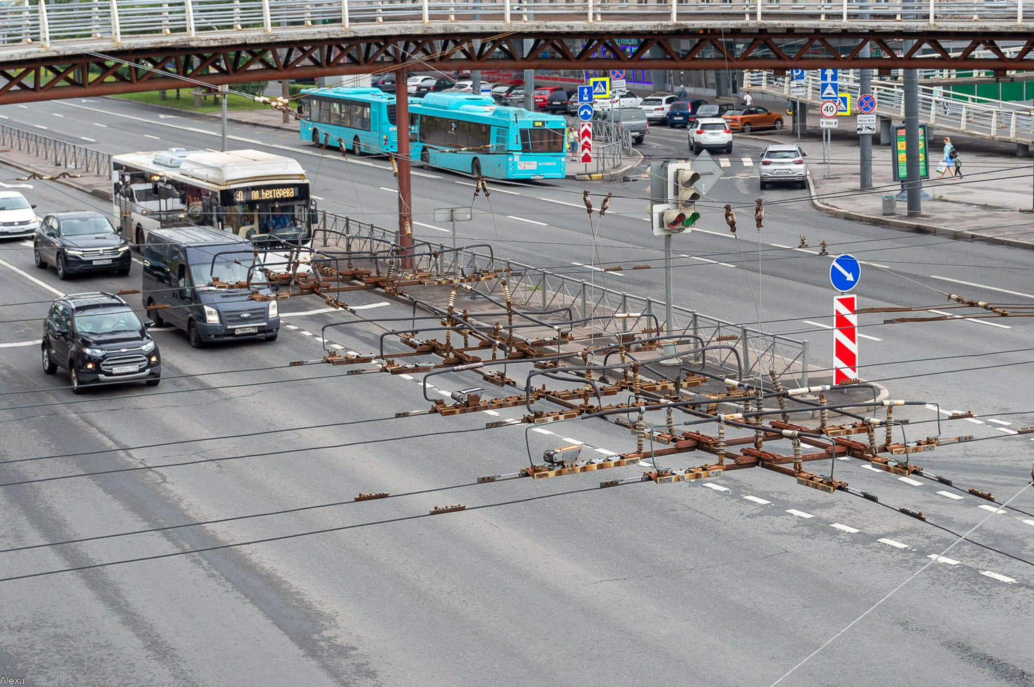 Санкт-Петербург — Троллейбусные линии и инфраструктура; Санкт-Петербург — Энергохозяйство