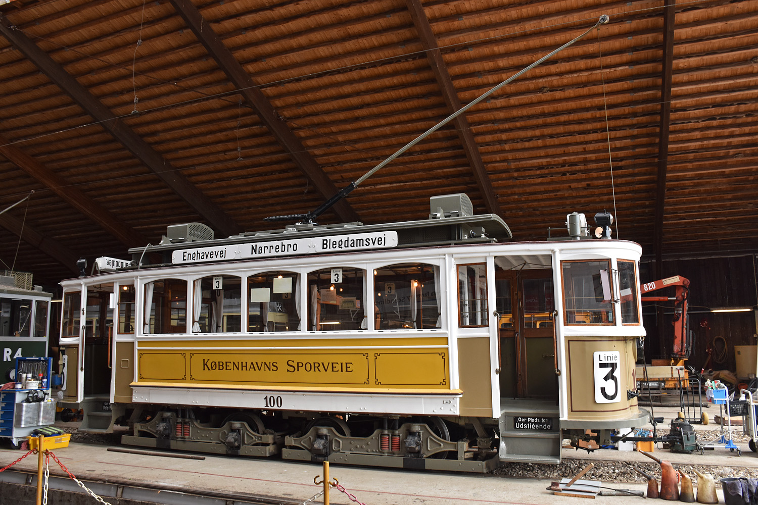 Скьолленесхольм, Четырёхосный моторный вагон № 100