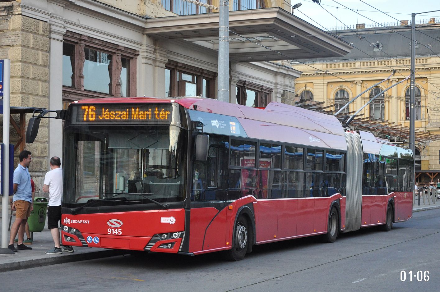 Budapešta, Solaris Trollino IV 18 Škoda № 9145