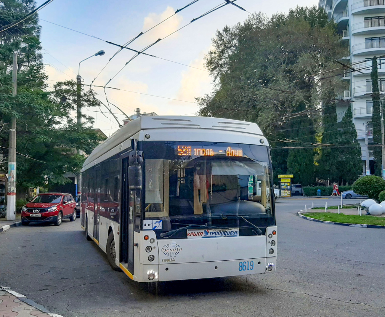 Крымский троллейбус, Тролза-5265.05 «Мегаполис» № 8619
