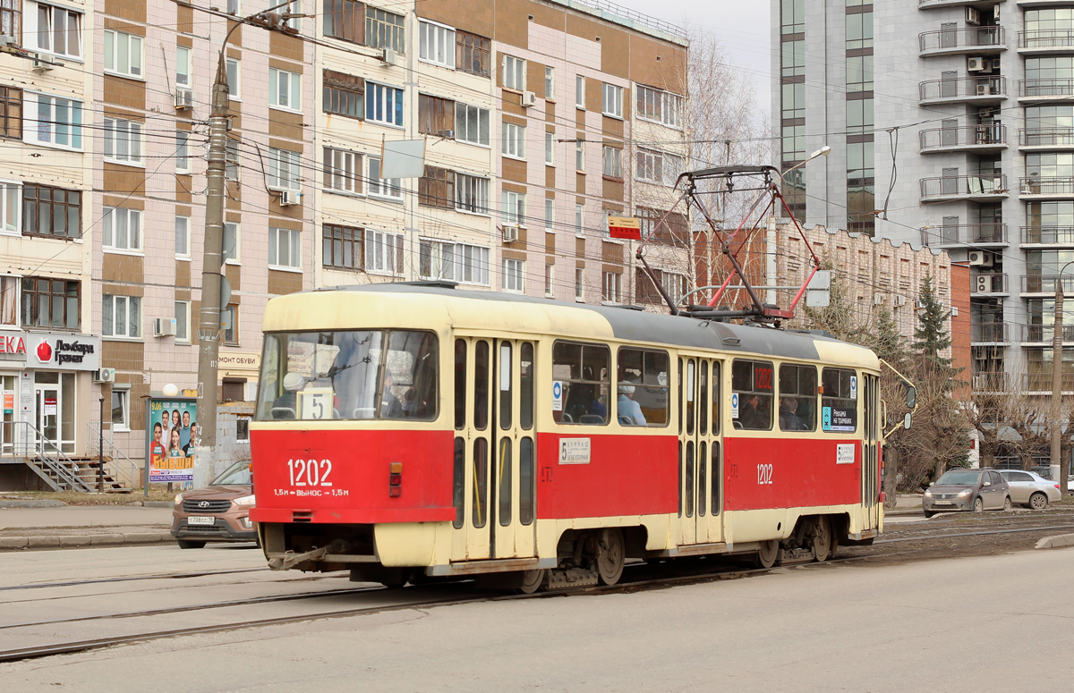 Ижевск, Tatra T3K № 1202