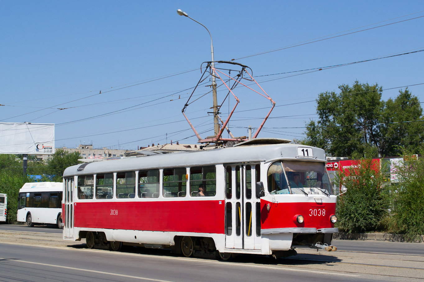 Волгоград, Tatra T3SU (двухдверная) № 3038