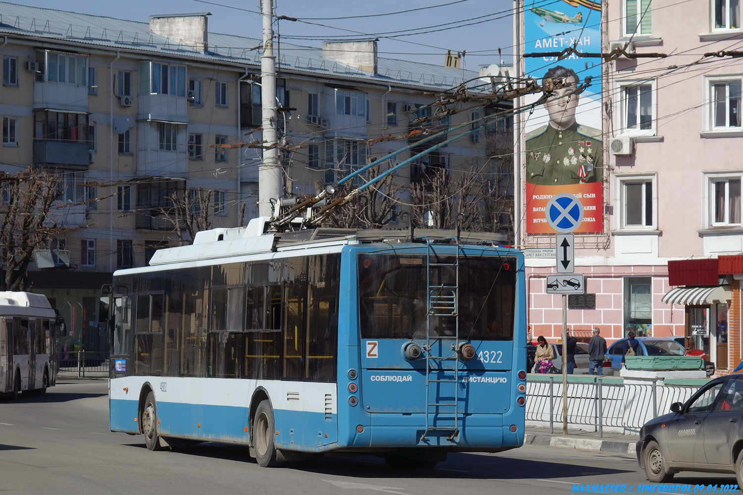 Крымский троллейбус, Богдан Т70110 № 4322