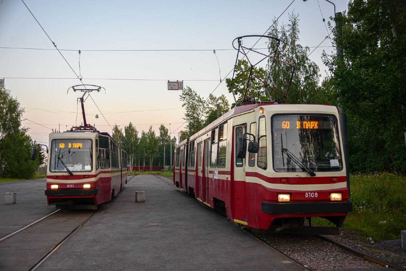 Санкт-Петербург, ЛВС-86К № 8151; Санкт-Петербург, 71-147К (ЛВС-97К) № 8108