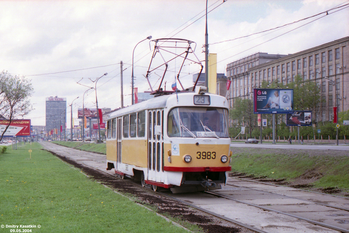 Moskwa, Tatra T3Т Nr 3983 Moskwa, Tatra T3Т Nr 3983