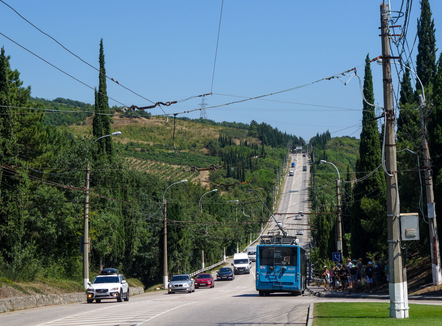 Крымский троллейбус — Разные фотографии; Крымский троллейбус — Троллейбусные линии