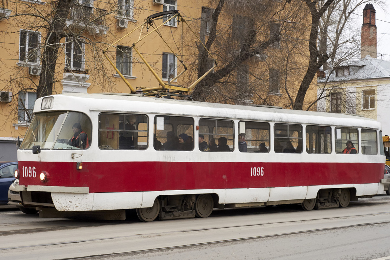 Самара, Tatra T3SU (двухдверная) № 1096