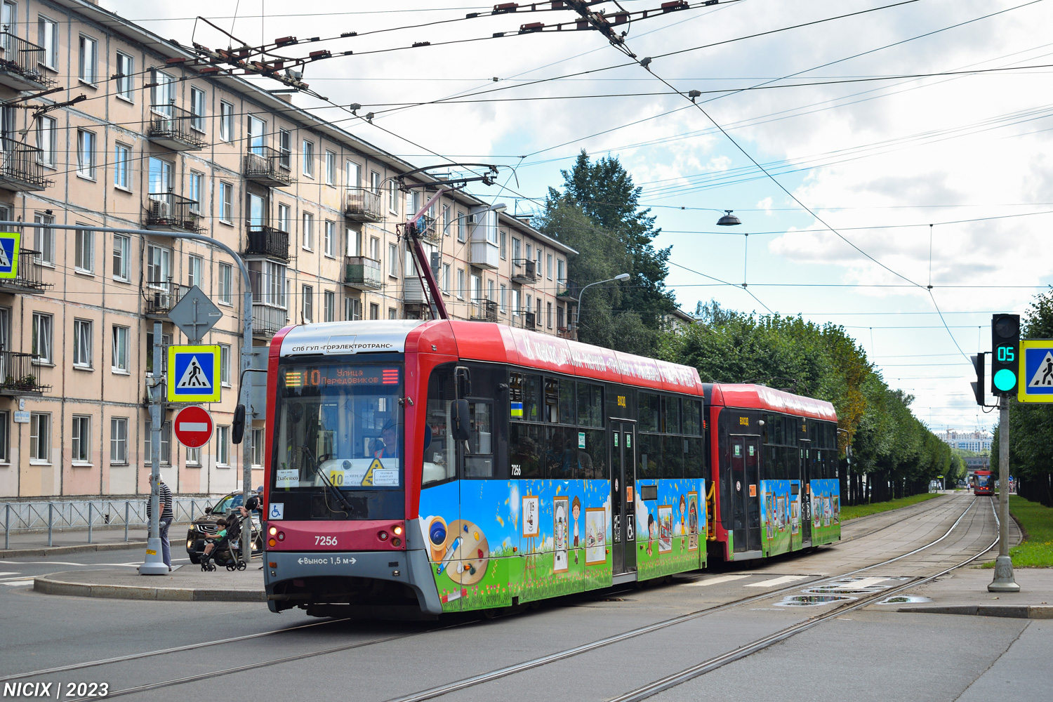 Санкт-Петербург, ЛМ-68М3 № 7256 Санкт-Петербург, ЛМ-68М3 № 7256