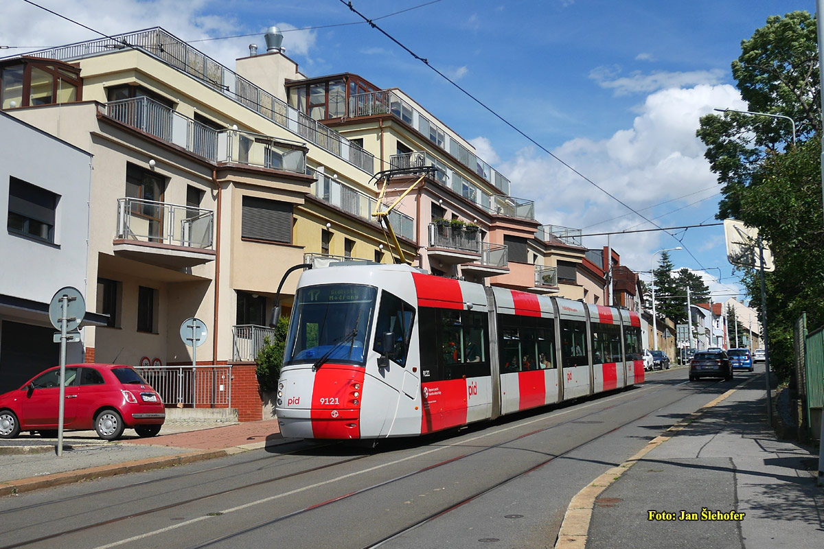 Прага, Škoda 14T Elektra № 9121