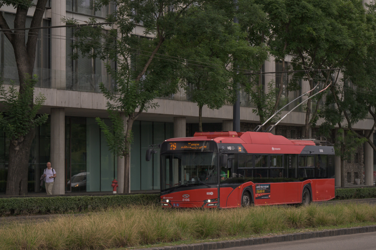 Будапешт, Solaris Trollino IV 12 Škoda № 8106