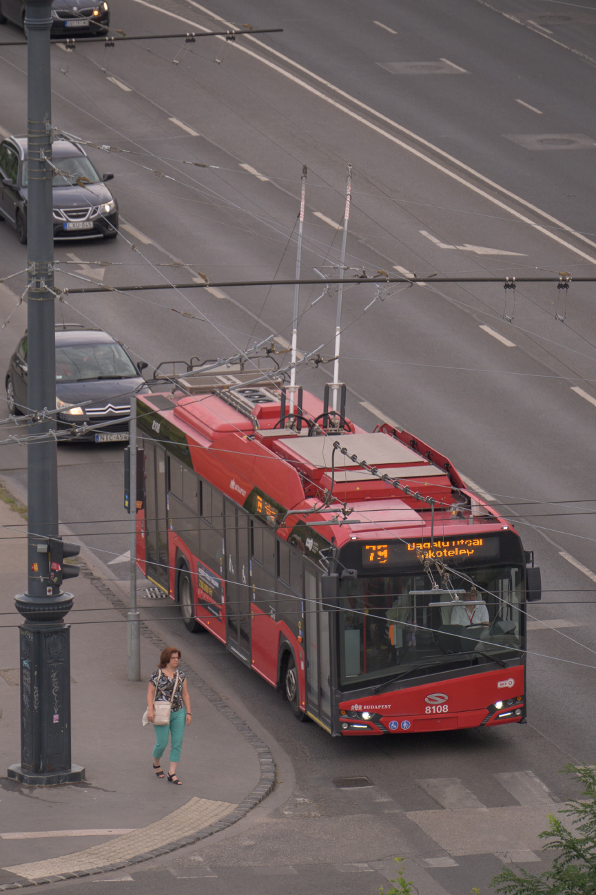 Будапешт, Solaris Trollino IV 12 Škoda № 8108