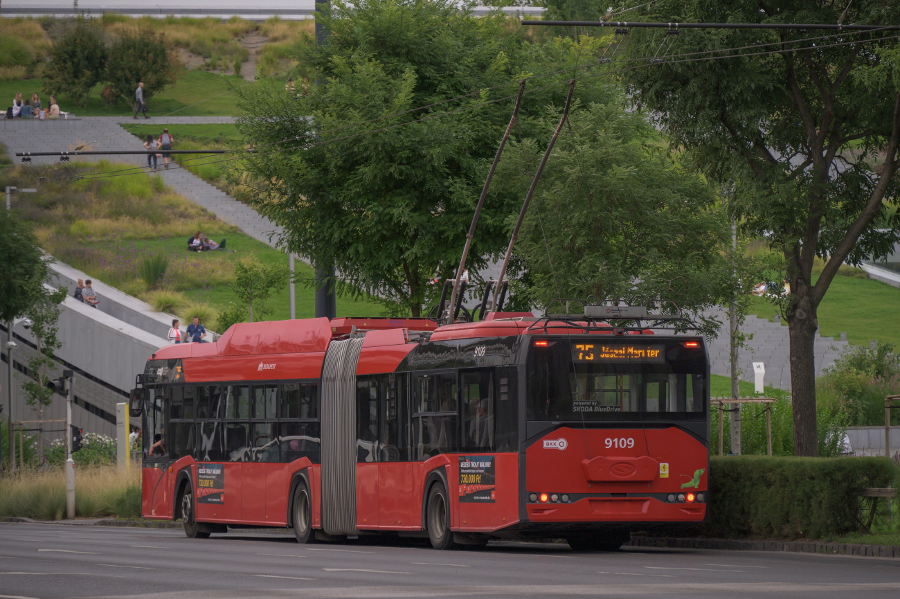 Будапешт, Solaris Trollino IV 18 Škoda № 9109