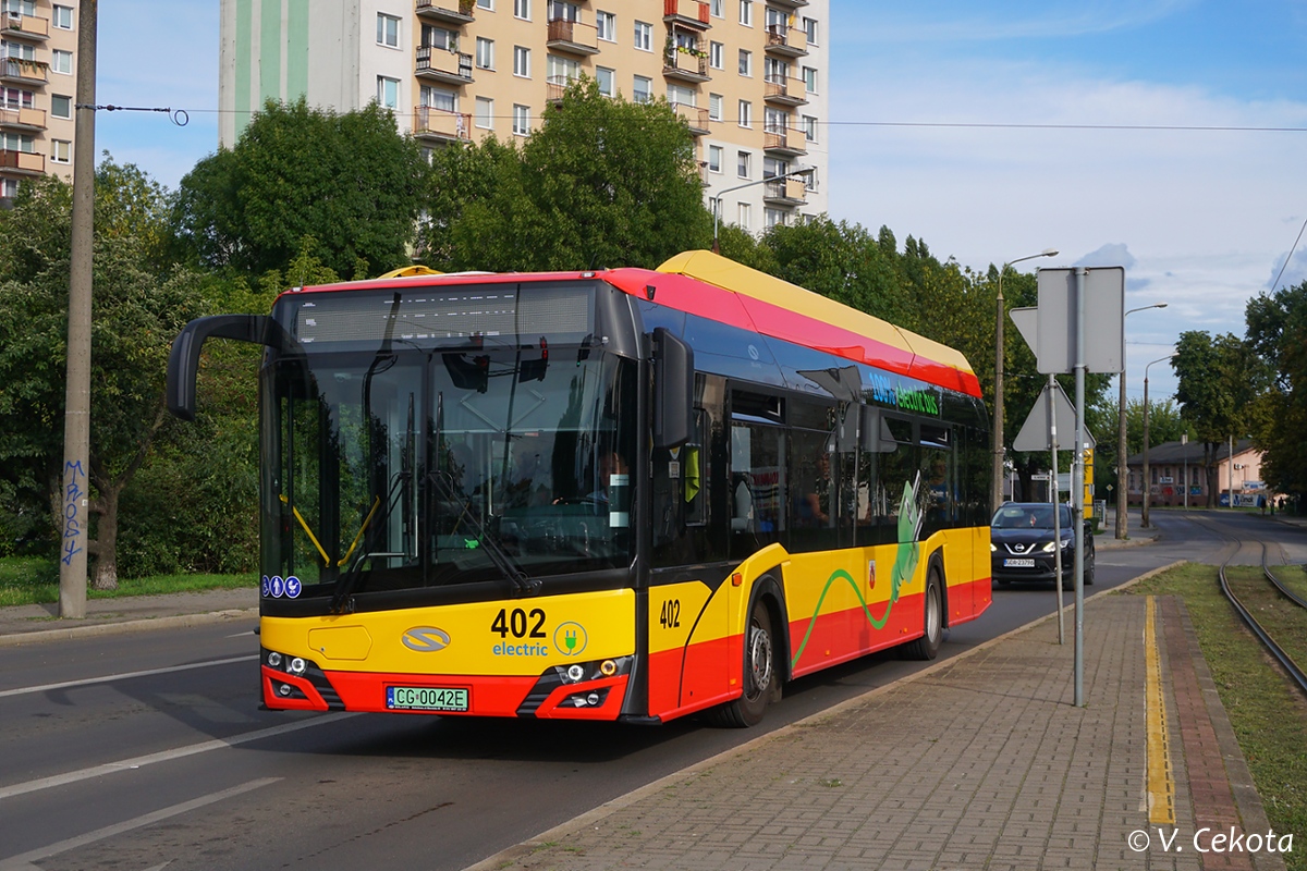 Грудзёндз, Solaris Urbino IV 12 Electric № 402