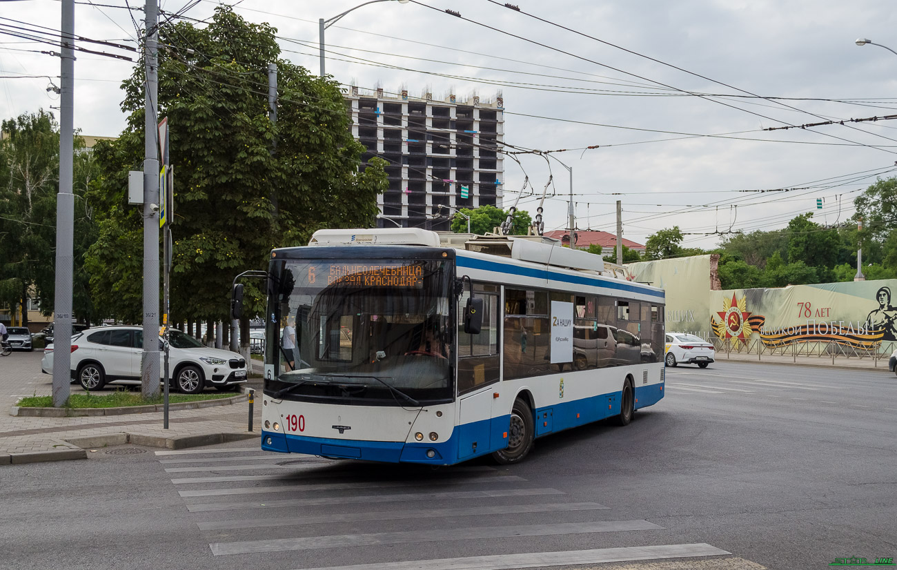 Краснодар, СВАРЗ-МАЗ-6275 № 190