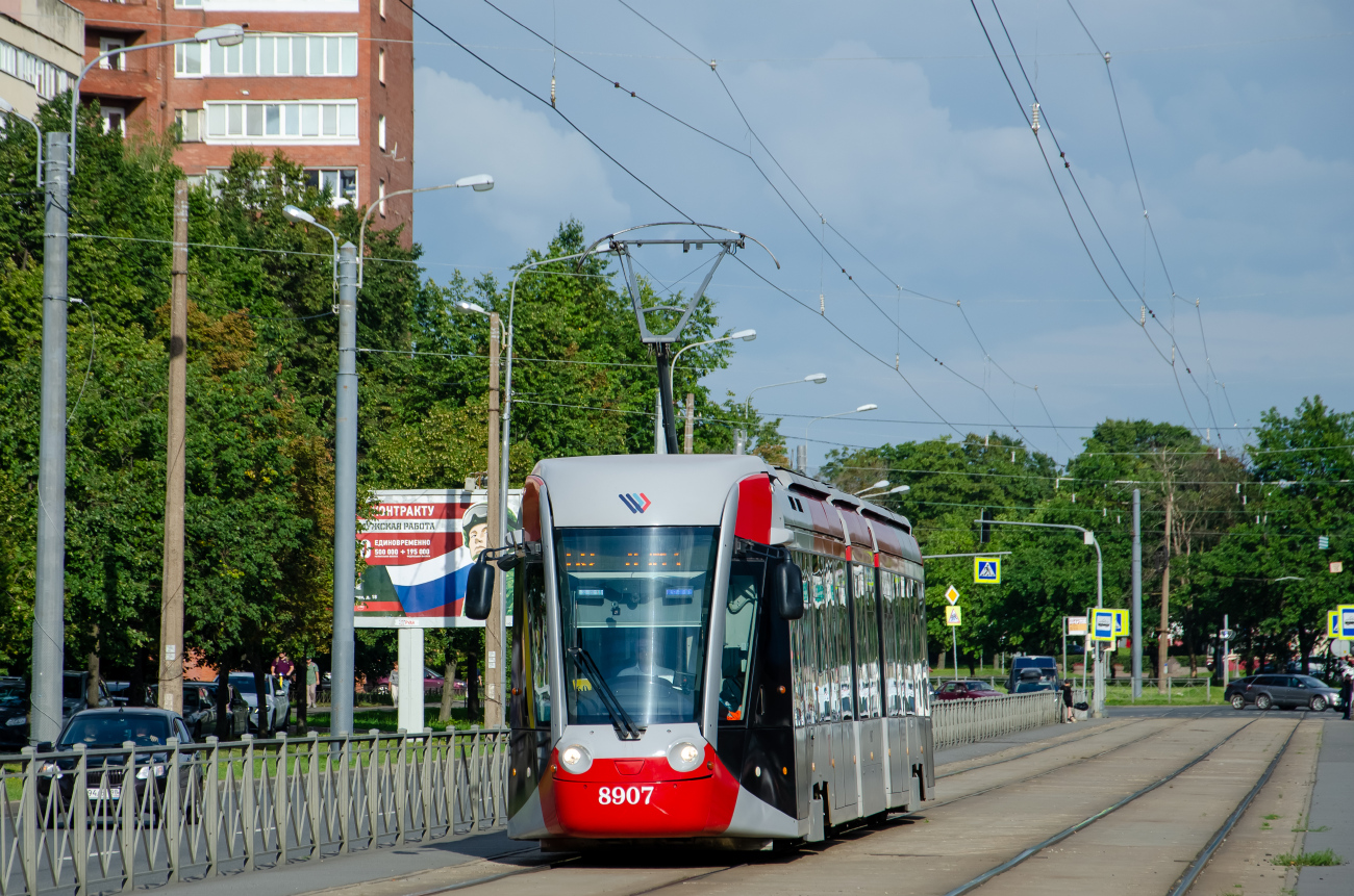Санкт-Петербург, 71-801 (Alstom Citadis 301 CIS) № 8907