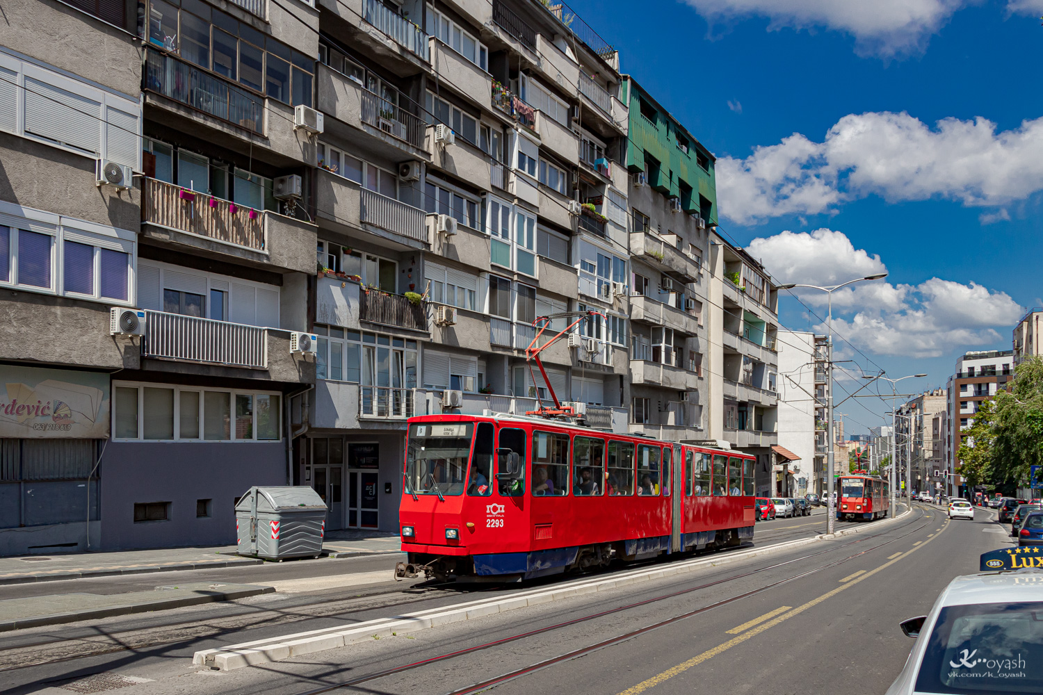 Белград, Tatra KT4YU № 2293