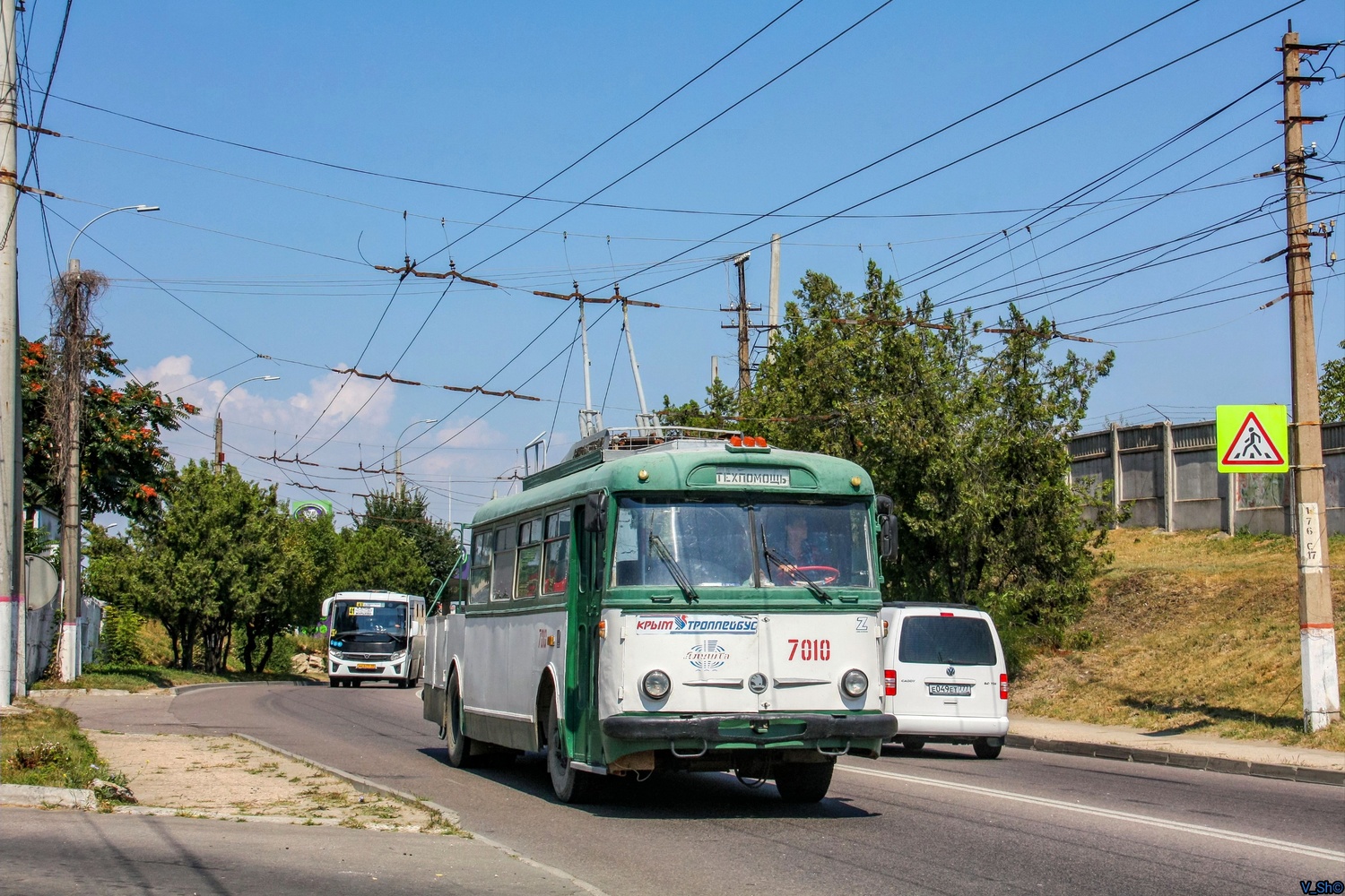 Крымский троллейбус, Škoda 9Tr12 № 7010