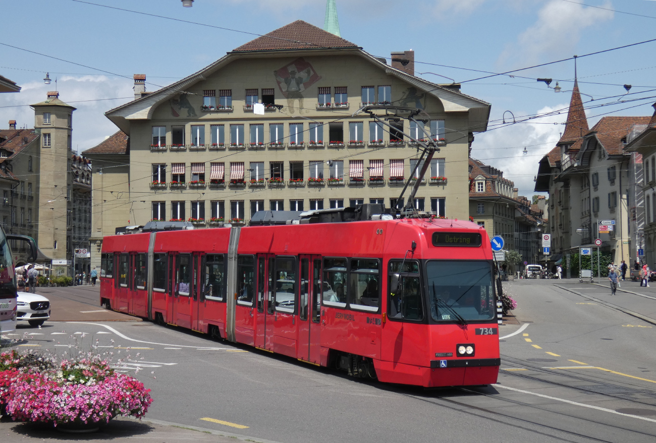 Берн, ACMV/ABB/Duewag Be 4/8 № 734