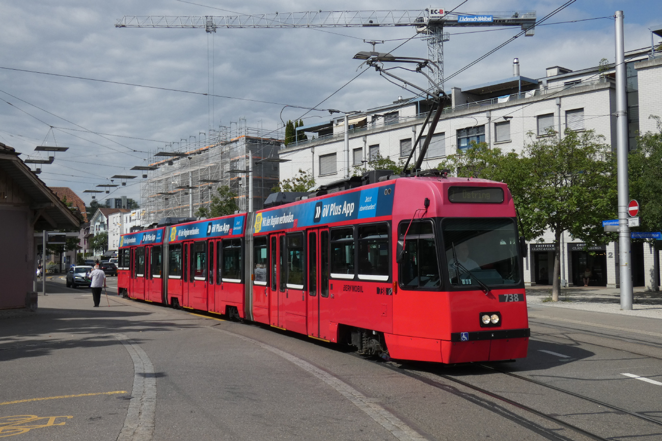 Берн, ACMV/ABB/Duewag Be 4/8 № 738