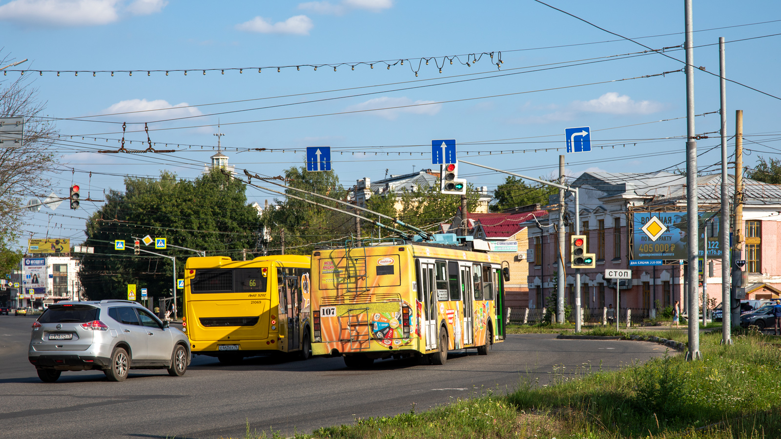 Ярославль, ЛиАЗ-5280 (ВЗТМ) № 107