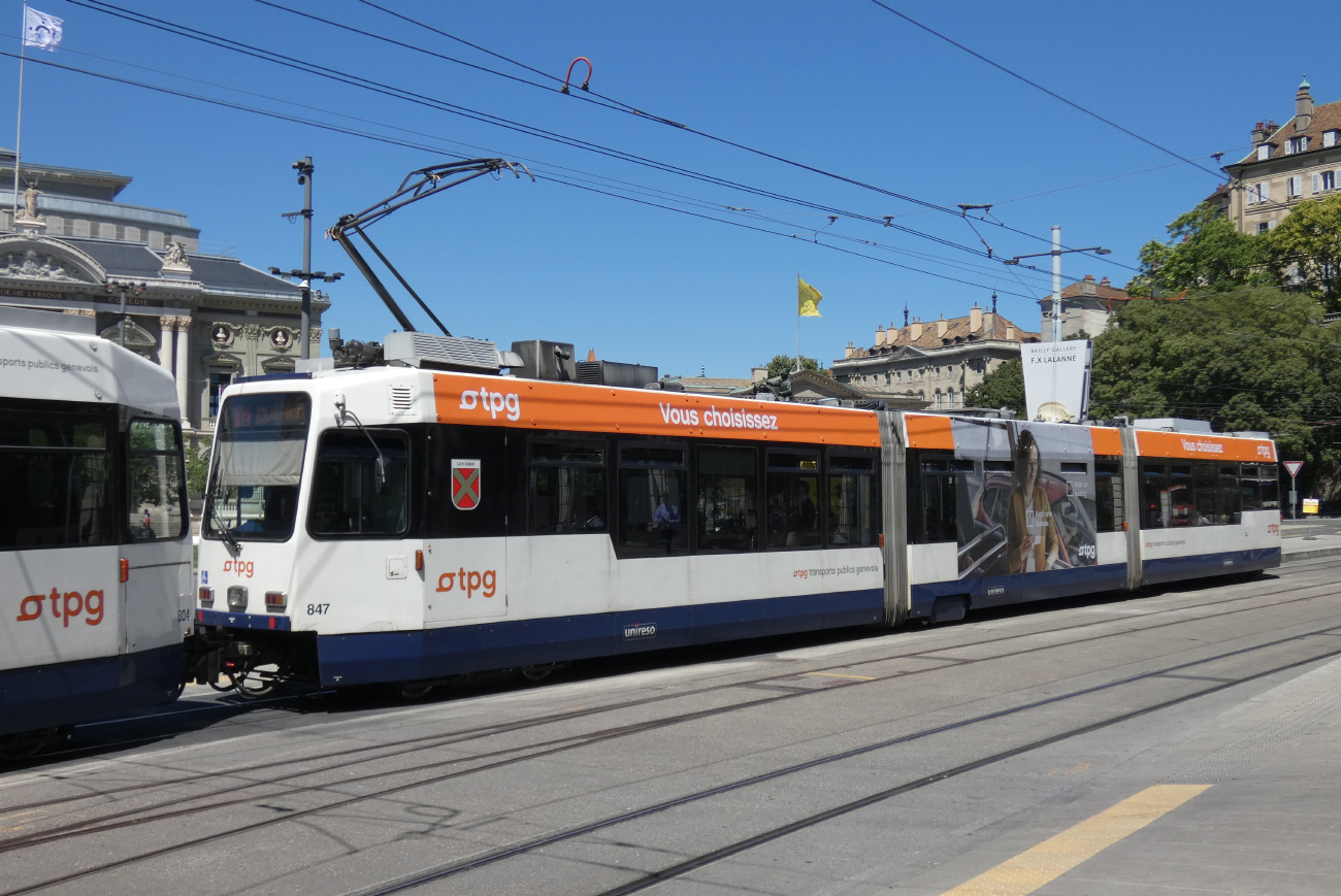 Geneve, ACMV/ABB/Duewag Be 4/8 # 847