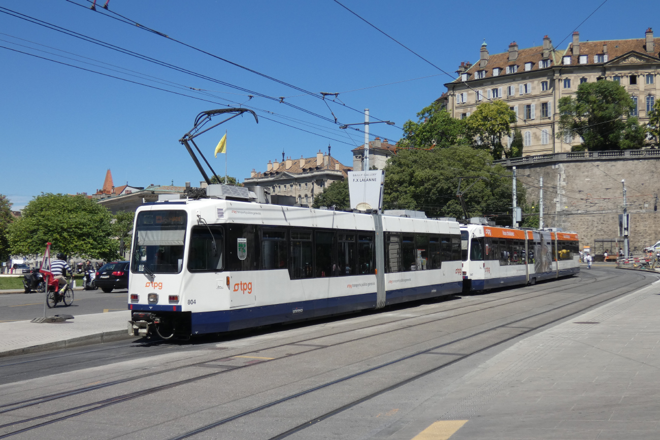 Женева, ACMV/ABB/Duewag Be 4/6 № 804