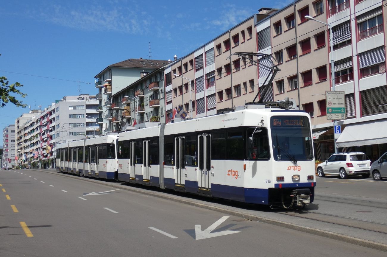 Genève, ACMV/ABB/Duewag Be 4/6 N°. 816