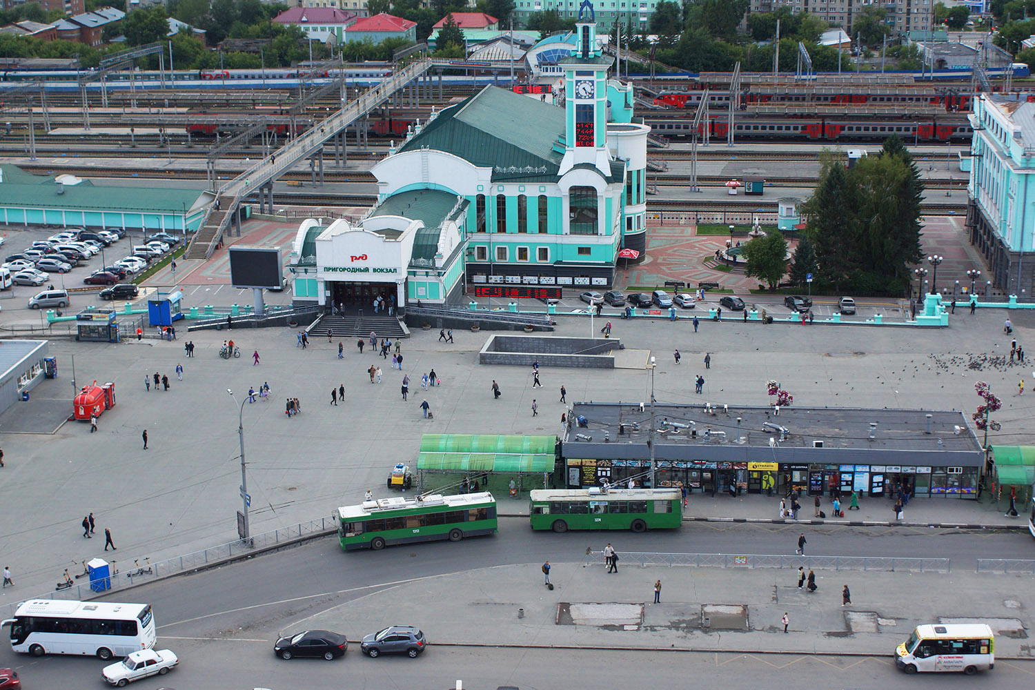 Novossibirsk, Trolza-5275.03 “Optima” N°. 1313; Novossibirsk, ZiU-682G [G00] N°. 3274