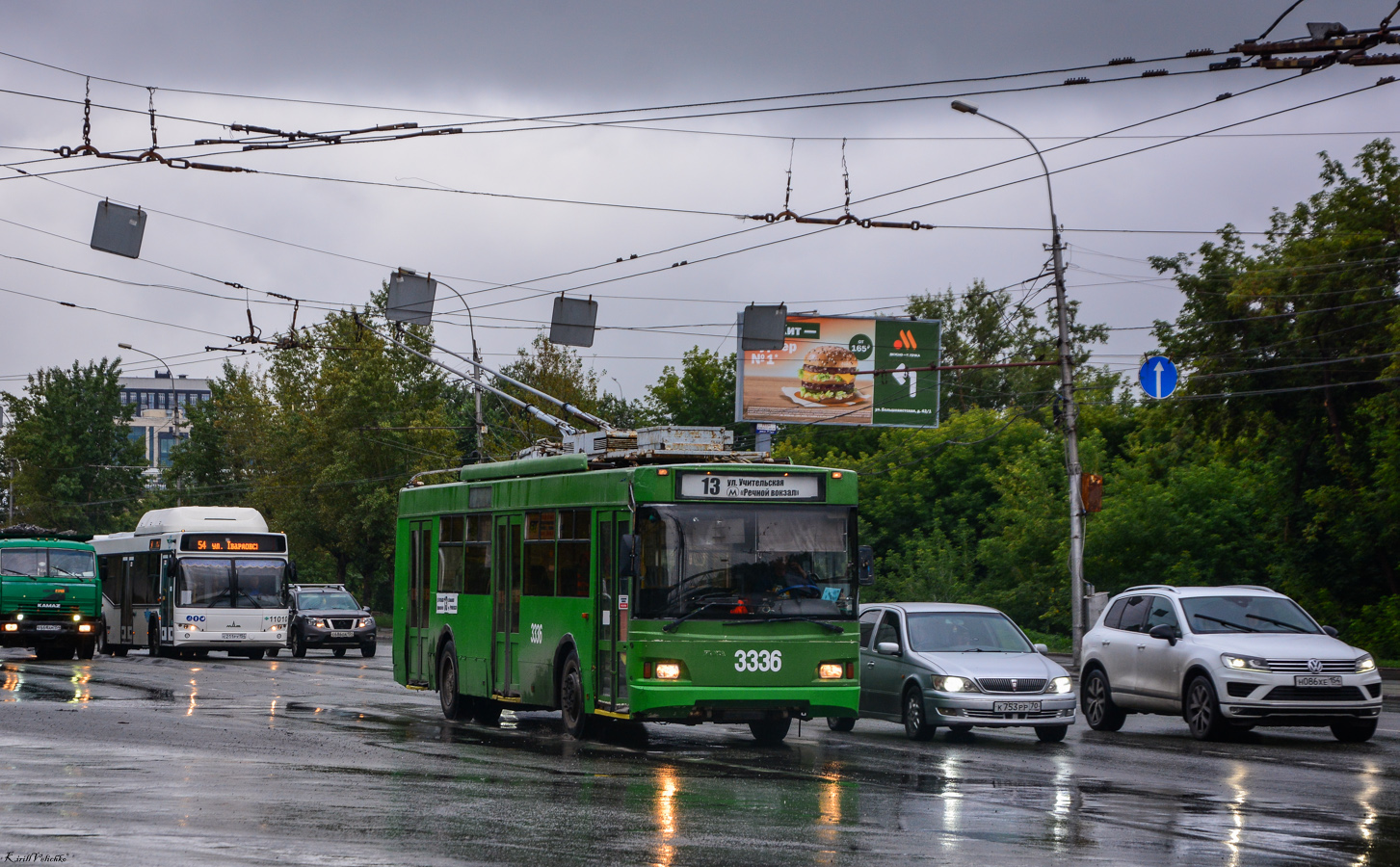 Novosibirsk, Trolza-5275.03 “Optima” č. 3336