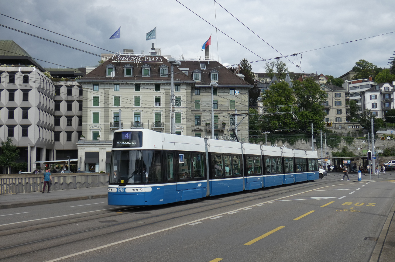 Zürich, Alstom Flexity Zürich — 4031