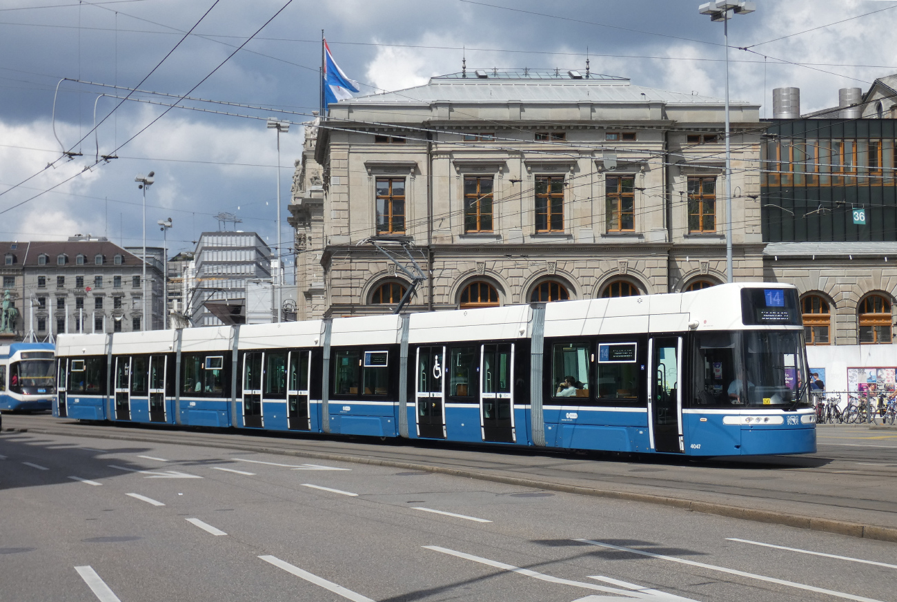 Zürich, Alstom Flexity Zürich — 4047