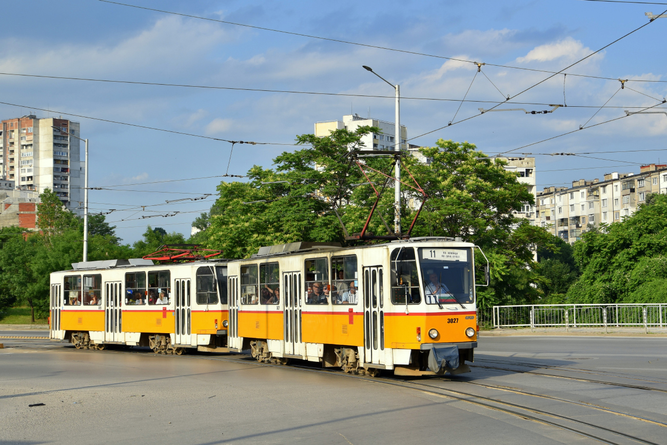 София, Tatra T6A2B № 3027