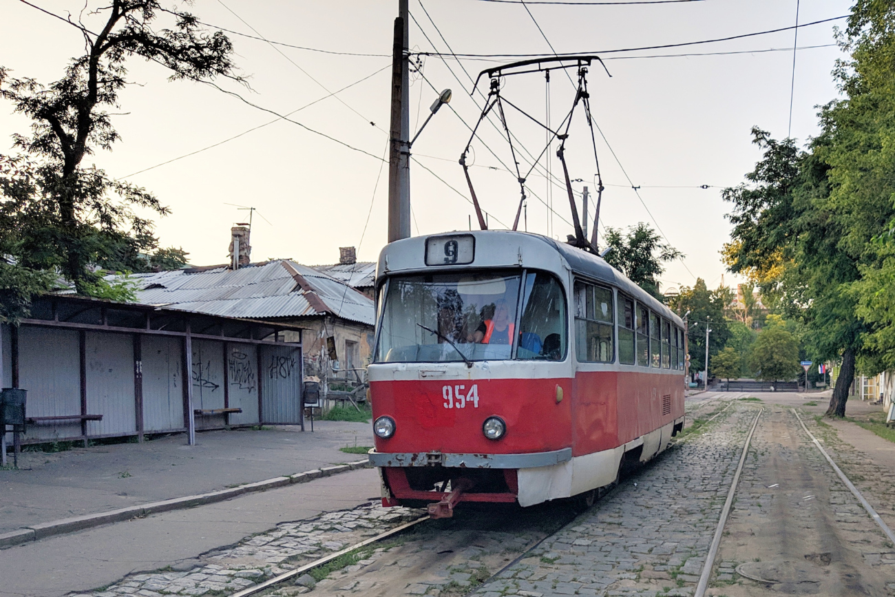 Донецк, Tatra T3SU № 954