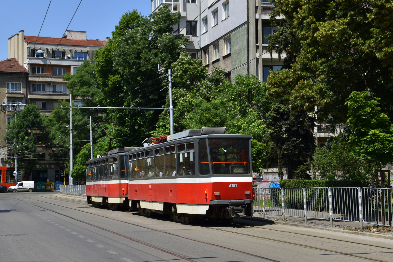София, Tatra T6A5 № 4151 София, Tatra T6A5 № 4151