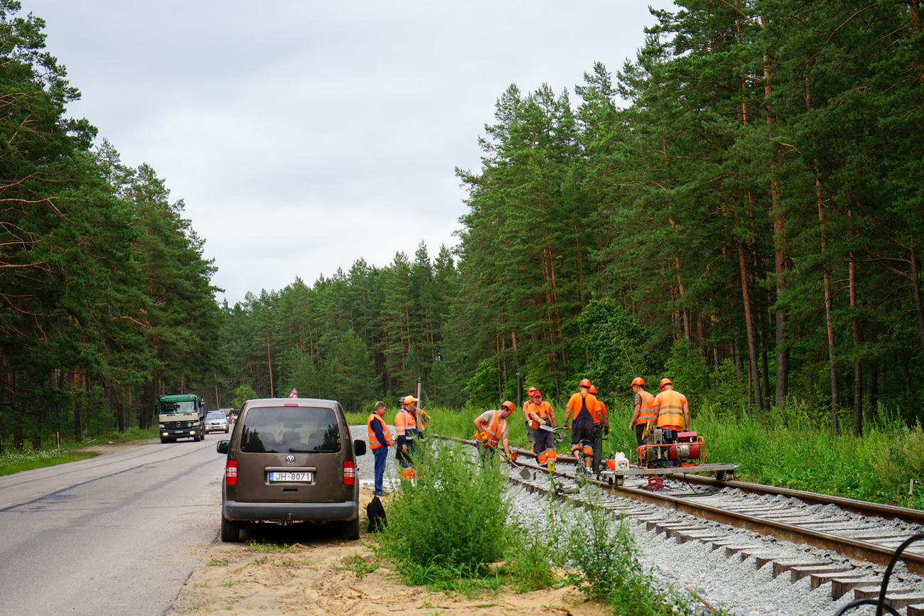 陶格夫匹爾斯 — Construction of new tram line Ķīmija — Stropi